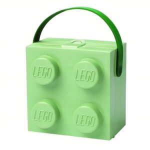Zelen&yacute; svačinov&yacute; box s rukojet&iacute; LEGO&reg; Storage 16