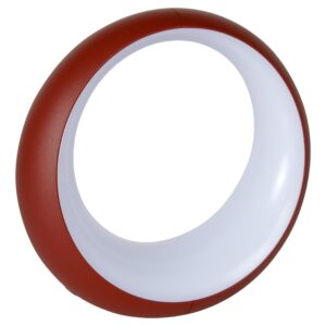 Zemitě červen&aacute; nab&iacute;jec&iacute; stoln&iacute; LED lampa Fermob Hoopik 24 cm