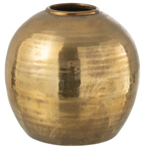 Zlat&aacute; keramick&aacute; v&aacute;za J-line Arania 30 cm