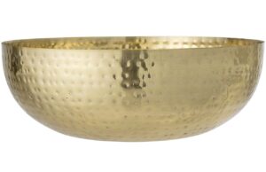 Zlat&aacute; kovov&aacute; miska Bloomingville Mettemarie 36 cm