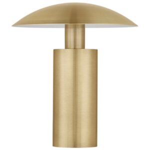 Zlat&aacute; kovov&aacute; stoln&iacute; LED lampa Nova Luce Karpos