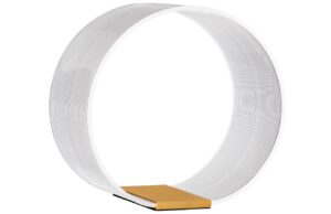 Zlat&aacute; kovov&aacute; stoln&iacute; LED lampa Nova Luce Valentin 27