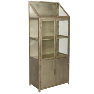 Zlat&aacute; kovov&aacute; vitr&iacute;na DUTCHBONE MONVISO 151 x 64 cm