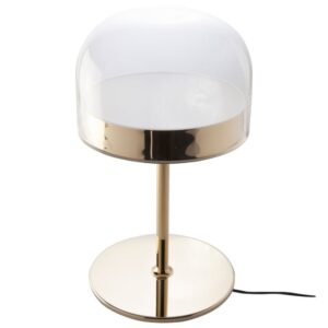 Zlat&aacute; skleněn&aacute; stoln&iacute; lampa Angel Cerd&aacute; No. 8066