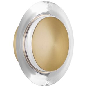 Zlat&eacute; kovov&eacute; n&aacute;stěnn&eacute; LED světlo Nova Luce Airida