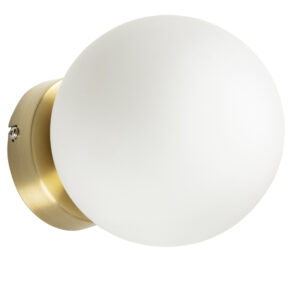 Zlat&eacute; kovov&eacute; n&aacute;stěnn&eacute; světlo Kave Home Mahala