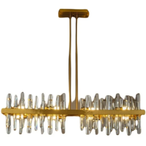 Zlat&eacute; kovov&eacute; z&aacute;věsn&eacute; světlo Richmond Briget