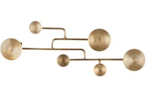 Zlat&yacute; kovov&yacute; n&aacute;stěnn&yacute; vě&scaron;&aacute;k Bold Monkey Hypnotising