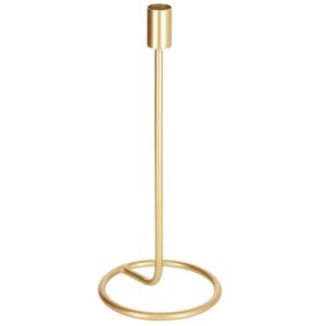 Zlat&yacute; kovov&yacute; sv&iacute;cen Kave Home Babirye 30 cm