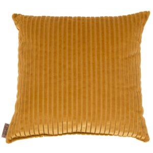 Zlat&yacute; sametov&yacute; pol&scaron;t&aacute;ř DUTCHBONE DUBAI 45 x 45 cm