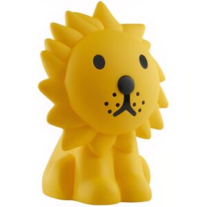 Žlut&aacute; plastov&aacute; dětsk&aacute; LED lampa Mr. Maria Lion 50 cm