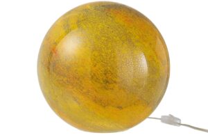 Žlut&aacute; skleněn&aacute; stoln&iacute; lampa J-Line Orange