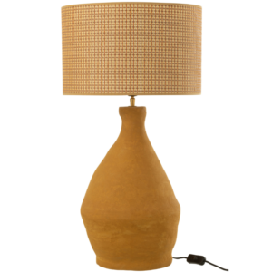 Žlut&aacute; stoln&iacute; lampa J-line Machos