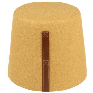 Žlut&yacute; l&aacute;tkov&yacute; taburet Somcasa Martin 45 cm