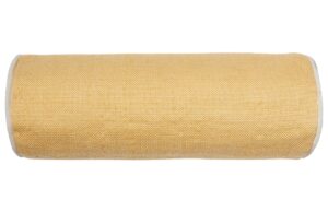 Žlut&yacute; povlak na pol&scaron;t&aacute;ř Kave Home Savina 18 x 50 cm