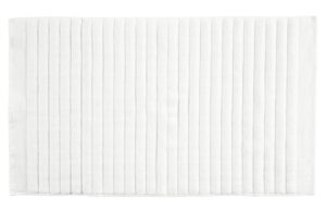 Zone Denmark B&iacute;l&aacute; bavlněn&aacute; koupelnov&aacute; předložka Inu 50 x 80 cm