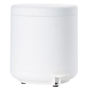 Zone Denmark B&iacute;l&yacute; plastov&yacute; ped&aacute;lov&yacute; odpadkov&yacute; ko&scaron; Ume 4 l