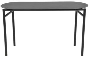 Zone Denmark Čern&aacute; kovov&aacute; zahradn&iacute; skl&aacute;dac&iacute; lavice Disc 90 cm