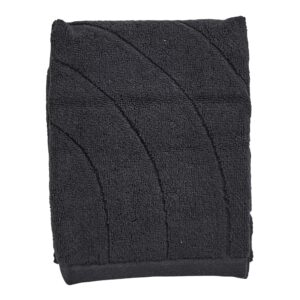 Zone Denmark Čern&yacute; bavlněn&yacute; ručn&iacute;k Time 50 x 70 cm