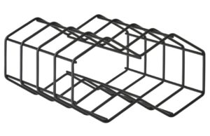 Zone Denmark Čern&yacute; kovov&yacute; stojan na v&iacute;no Rocks II.