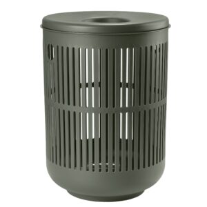 Zone Denmark Olivově zelen&yacute; plastov&yacute; ko&scaron; na pr&aacute;dlo Ume 60 l