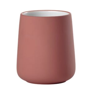 Zone Denmark Růžov&yacute; porcel&aacute;nov&yacute; stojan na zubn&iacute; kart&aacute;čky Nova