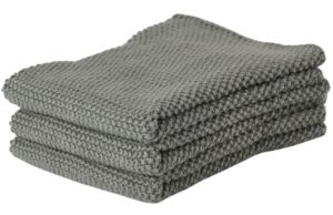 Zone Denmark Sada tř&iacute; zelen&yacute;ch bavlněn&yacute;ch utěrek 27 x 27 cm