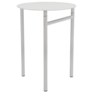 Zone Denmark Světle &scaron;ed&aacute; kovov&aacute; zahradn&iacute; skl&aacute;dac&iacute; stolička Disc 33 cm