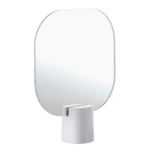 Zone Denmark Světle &scaron;ed&eacute; betonov&eacute; kosmetick&eacute; zrcadlo Time