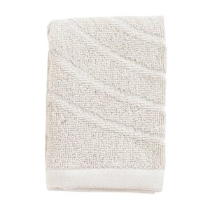 Zone Denmark Světle &scaron;ed&yacute; bavlněn&yacute; ručn&iacute;k Time 30 x 30 cm