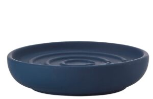 Zone Denmark Tmavě modr&aacute; porcel&aacute;nov&aacute; miska na m&yacute;dlo Nova One