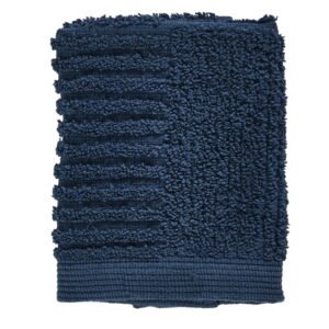 Zone Denmark Tmavě modr&yacute; bavlněn&yacute; ručn&iacute;k Classic 30 x 30 cm