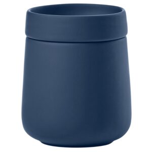 Zone Denmark Tmavě modr&yacute; kameninov&yacute; koupelnov&yacute; organiz&eacute;r Nova One