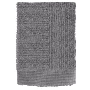 Zone Denmark Tmavě &scaron;ed&yacute; bavlněn&yacute; ručn&iacute;k Classic 50 x 70 cm