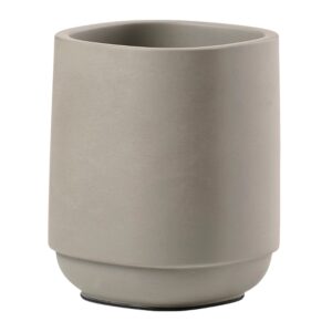 Zone Denmark Tmavě &scaron;ed&yacute; betonov&yacute; stojan na zubn&iacute; kart&aacute;čky Time