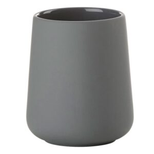 Zone Denmark Tmavě &scaron;ed&yacute; kameninov&yacute; stojan na zubn&iacute; kart&aacute;čky Nova One