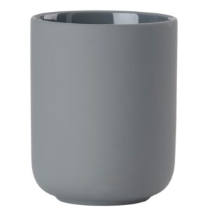 Zone Denmark Tmavě &scaron;ed&yacute; kameninov&yacute; stojan na zubn&iacute; kart&aacute;čky Ume