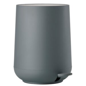 Zone Denmark Tmavě &scaron;ed&yacute; plastov&yacute; ped&aacute;lov&yacute; odpadkov&yacute; ko&scaron; Nova 5 l