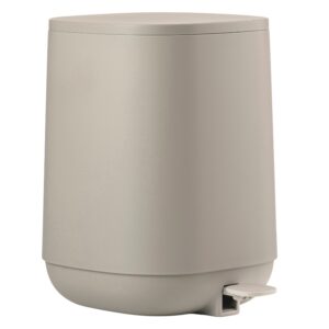 Zone Denmark Tmavě &scaron;ed&yacute; plastov&yacute; ped&aacute;lov&yacute; odpadkov&yacute; ko&scaron; Time 3 l