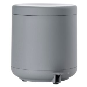 Zone Denmark Tmavě &scaron;ed&yacute; plastov&yacute; ped&aacute;lov&yacute; odpadkov&yacute; ko&scaron; Ume 4 l