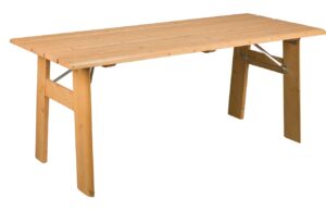 Zuiver Dřevěn&yacute; zahradn&iacute; skl&aacute;dac&iacute; stůl AVENUE 180 x 79 cm