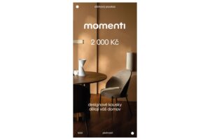 momenti Designov&yacute; e-poukaz 2000 Kč
