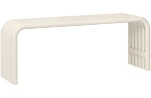 noo.ma B&eacute;žov&aacute; kovov&aacute; lavice Nokk 114 cm