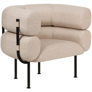 noo.ma B&eacute;žov&eacute; čalouněn&eacute; křeslo Ubi