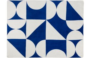 noo.ma B&eacute;žovo-modr&yacute; pl&eacute;d Tul 200 x 150 cm