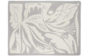 noo.ma B&eacute;žovo-&scaron;ed&yacute; pl&eacute;d Lino 200 x 165 cm