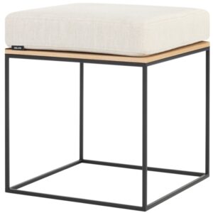 noo.ma B&eacute;žov&yacute; čalouněn&yacute; taburet Feo 40 x 40 cm