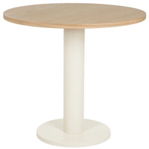 noo.ma B&iacute;l&yacute; dubov&yacute; bistro stolek Sool 80 cm