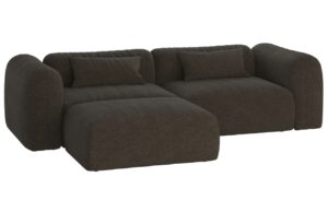 noo.ma Boucl&eacute; rohov&aacute; pohovka Yaro 263 cm