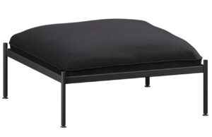 noo.ma Čern&aacute; čalouněn&aacute; podnožka Toom 90